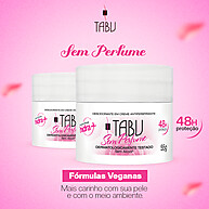Tabu Sem Perfume: Proteção 48h para Pele Sensível - imagem 2