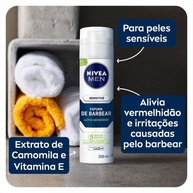 Nivea Men Sensitive: Espuma de Barbear para Pele Sensível - imagem 2