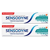 Sensodyne Limpeza Profunda 90g: Alívio Duradouro para Dentes Sensíveis - imagem 1