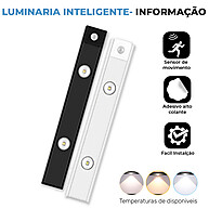 Luminária LED Inteligente: Ilumine com Sensor! - imagem 2