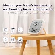 SONOFF SNZB-02D Sensor Inteligente de Umidade em Temperatura LCD Zigbee, Necessário hub de ponte Zigbee, , Funciona com Alexa/Google Home - imagem 3