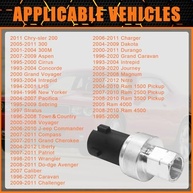 Sensor de Pressão do Refrigerante AC 5174039AA: Compatibilidade Ampla para Chrysler, Dodge e Jeep - imagem 5