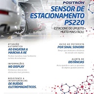 Sensor de Estacionamento Positron PS220 Prata com 4 Sensores: Estacione com Segurança e Precisão - imagem 3