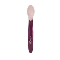 Colher de Silicone Ergonômica com Sensor Térmico Rosa - Segura e Divertida para Bebês - imagem 1