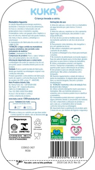 Mamadeira Kuka Aquarela 70ml Rosa - Bico Universal com Textura Sensorial - imagem 4