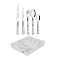 Faqueiro com Separador Elementos Madre Pérola 26 Peças - Organize sua Cozinha com Estilo - imagem 2