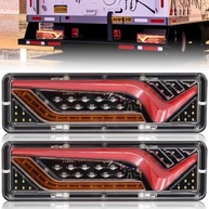 Luzes Traseiras LED Sequenciais para Caminhão e Reboque - 5 em 1 com Seta Dinâmica - imagem 2