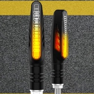 Kit 4 Setas LED Pisca Sequencial Moto Slim Palito Universal 12V - Estilo Esportivo e Tuning - imagem 3