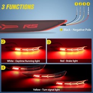 Luz Traseira de Para-choque Nilight para Chevy Equinox 2017-2022: LED Sequencial, Freio e Seta - imagem 4