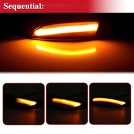 Luz de Seta Sequencial LED Ford Fiesta 12-20 & B-Max B232 - Lente Fumê Âmbar (Par) - imagem 4
