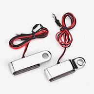 Mini Pisca-Pisca LED Sequencial Cromado para Guidão de Moto - Universal Harley, Honda e Mais - imagem 4