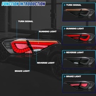 Luzes Traseiras Full LED com Sequencial Dinâmico para Honda Civic 11ª Geração (2022-2025) - imagem 3