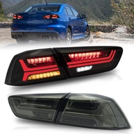 Lanternas Traseiras VLAND para Mitsubishi Lancer EVO X 2008-2020: Seta Sequencial Fumê e LED - imagem 1