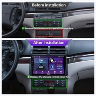 Central Multimídia Android 9" para BMW Série 3 E46 (1999-2005): Carplay, Android Auto e Câmera HD - imagem 3