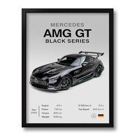 Quadro Mercedes AMG GT Black Series 33x43cm - Decore com Estilo Automotivo - imagem 2