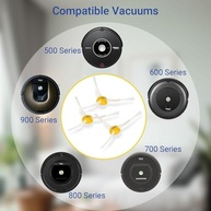 Kit com 6 Escovas Laterais para iRobot Roomba - Compatível com Séries 600, 700, 800 e 900 - imagem 2
