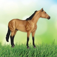 Breyer Horses Traditional Series | Buckskin por Orren Mixer | Estatueta de Cavalo 29 cm | Coleção Ideal #B-TR-10248 - imagem 2