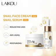Sérum Laikou Ouro 24k + Creme Caracol: Antirrugas Poderoso - imagem 1