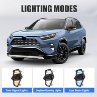 Luzes de LED DRL Brancas, Seta Âmbar e Farol Baixo Azul para Toyota RAV4 2019-2025 - imagem 5