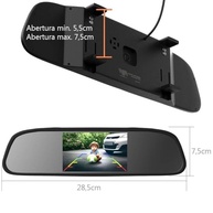 Espelho Retrovisor com Tela LCD 4.3" para Câmeras: Segurança e Tecnologia no seu Carro - imagem 4