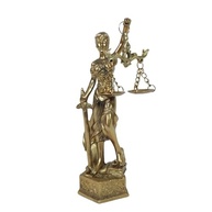 Dama da Justiça Themis - Estátua Decorativa em Resina 14,5 cm | Simbolismo e Elegância para Seu Ambiente - imagem 4