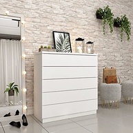 Cômoda 5 Gavetas Premium Tcil Móveis Neve - Organização e Estilo para Seu Ambiente - imagem 3