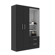 Guarda-Roupa Solteiro 2 Portas e 2 Gavetas Capelinha Evidencia – Organize seu Espaço com Estilo - imagem 5