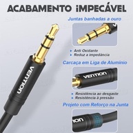 Cabo Adaptador P3 Fêmea para 2 P2 VENTION: Conecte seu Headset em Notebooks e Smartphones (0,3M) - imagem 3
