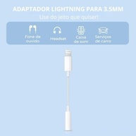 Adaptador Lightning para P2 3.5mm: Áudio de Qualidade para seu iPhone - imagem 5