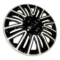 Kit 4 Calotas Aro 16 Preto/Prata: Renove o Visual do Seu Nissan Kicks! - imagem 4