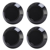 Tampas de Centro de Roda Cryfokt 76mm: Proteção e Estilo Premium para Seu Carro (Preto) - imagem 3