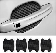 Proteja Seu Carro: Adesivo Antiarranhão Fibra de Carbono para Maçanetas (4 Peças) - imagem 3