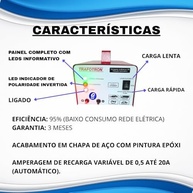 Trafotron Carregador de Bateria Automotiva 12V 20A: Potência e Cuidado para Seu Veículo! - imagem 4