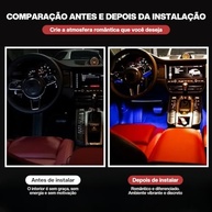 Iluminação LED Automotiva Multicolorida: Transforme o Interior do Seu Carro! - imagem 3