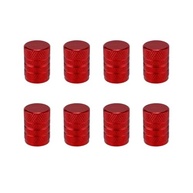 Kit 8 Tampas de Válvula de Pneu Vermelhas Universais - Estilo e Proteção para Seu Veículo - imagem 2