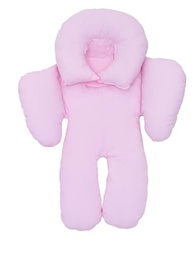 Redutor de Bebê Conforto Anatômico 100% Algodão Rosa: Conforto e Segurança para seu Bebê - imagem 5