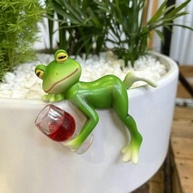 Ornamento Realista de Sapo em Bonsai - Decore Seu Jardim e Casa com Estilo - imagem 1