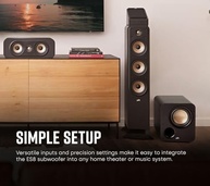 Subwoofer Polk Audio Signature Elite ES8: Graves Potentes e Imersivos para Seu Home Theater - imagem 4