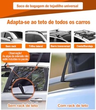 Bagageiro de Teto Impermeável Dobrável para Carro - Aumente seu Espaço com Segurança! - imagem 4