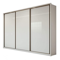 Guarda-Roupa Casal 3 Portas 6 Gavetas Spazio Lopas Branco - Organize seu Quarto com Estilo - imagem 1