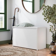 Sapateira Articulada Safira com Porta Basculante Charme – Organize seu Espaço com Estilo (Branco) - imagem 3