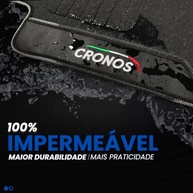 Tapete Emborrachado Cronos 3 Peças 2017-2025 Lanzi: Proteção e Estilo para Seu Carro - imagem 4
