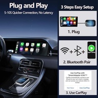 Adaptador CarPlay e Android Auto Sem Fio: Transforme Seu Carro Instantaneamente! - imagem 4