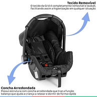 Cadeira Bebê Conforto Galzerano Grid Black: Segurança e Conforto Essenciais para seu Bebê - imagem 5