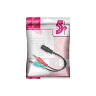 Adaptador P3 Fêmea para 2 P2 Macho: Conecte seu Headset com Qualidade 5+ - imagem 3