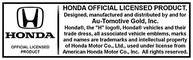 Atualize seu chaveiro Auto Honda em preto - oficialmente licenciado - imagem 5
