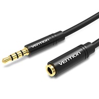 Cabo Extensor P2 Vention Premium 5m: Som Imersivo e Liberdade para seu PC e Microfone - imagem 1