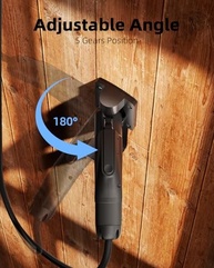 Suporte Carregador EV J1772 com Rotação 180° e Gancho J em Metal - Organize seu Carregamento! - imagem 3