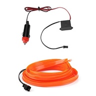 Luz de LED Fria Laranja para Carro 12V - Ilumine seu Veículo com Estilo e Flexibilidade (2m) - imagem 3