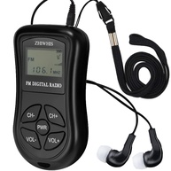 Mini Rádio Portátil FM ZHIWHIS: Som Estéreo, Display LCD e Design Compacto para o Seu Dia a Dia - imagem 1
